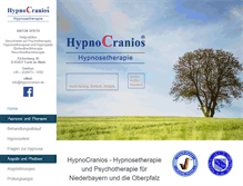 Tablet Screenshot of hypnocranios.de